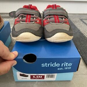 Stride Rite Kylo 2.0 Sneaker Gray- Size 5.5 toddlers